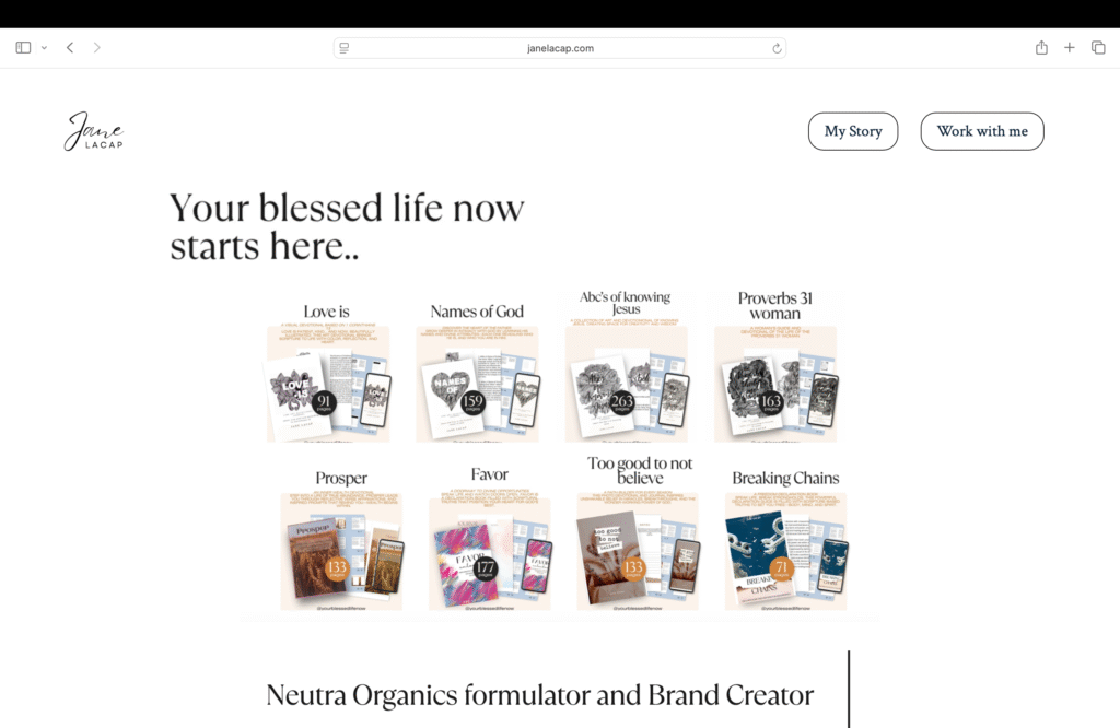 Jane Lacap's Website